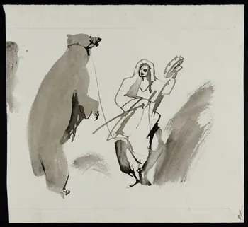 Cervellati Alessandro dessin Montreuse d'ours 2003 2003.7.17 Photo