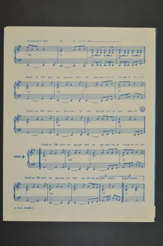 chanson petit format 1969.88.1422 Photo Mucem