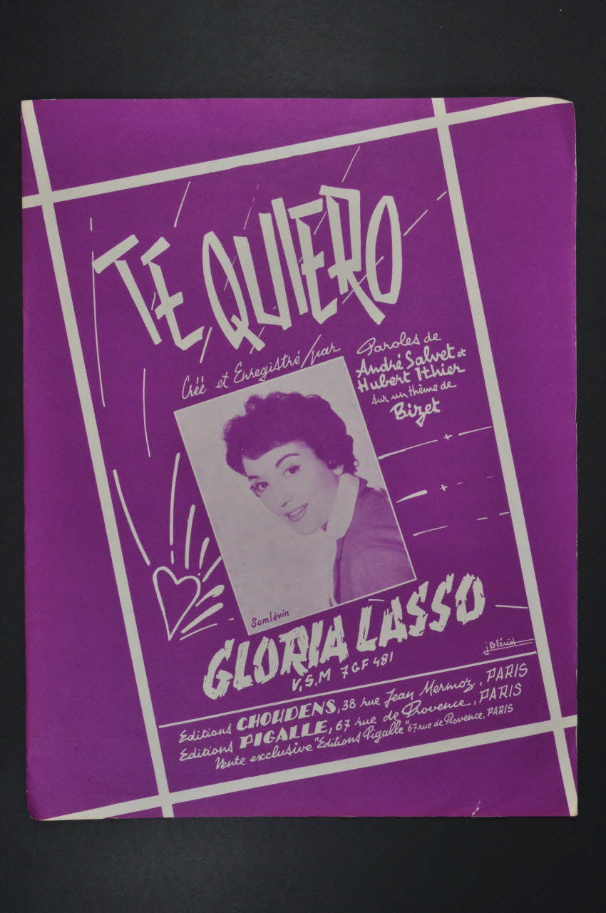 chanson petit format 1969.88.1425 Photo Mucem