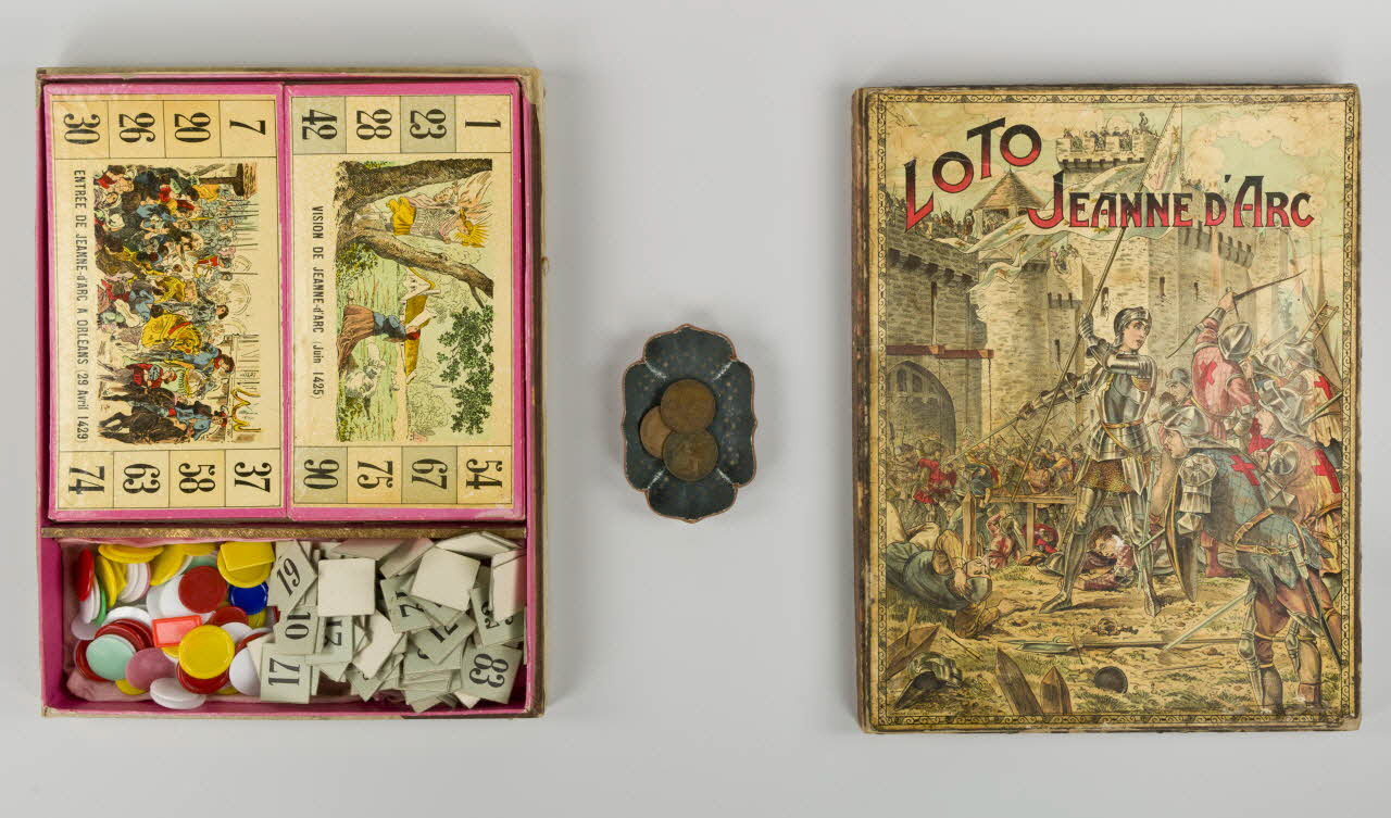 boîte de jeu Loto jeanne d'arc 1992.41.1.1-18 Photo