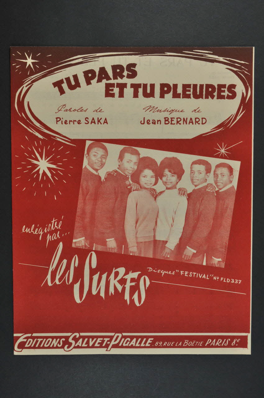 partition de musique Tu pars et tu pleures 1969.88.1427 Photo Mucem