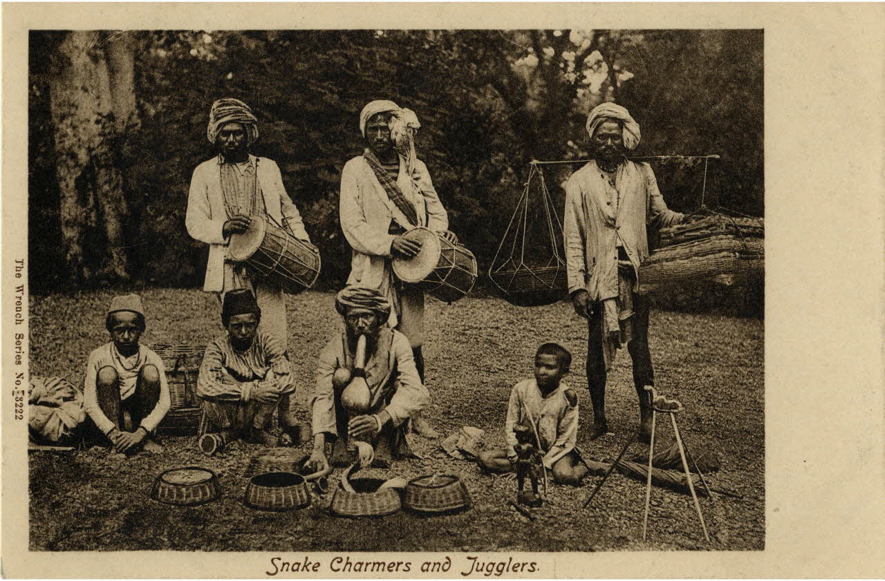 Snake charmers and Jugglers. Sou.10.103.2 Photo