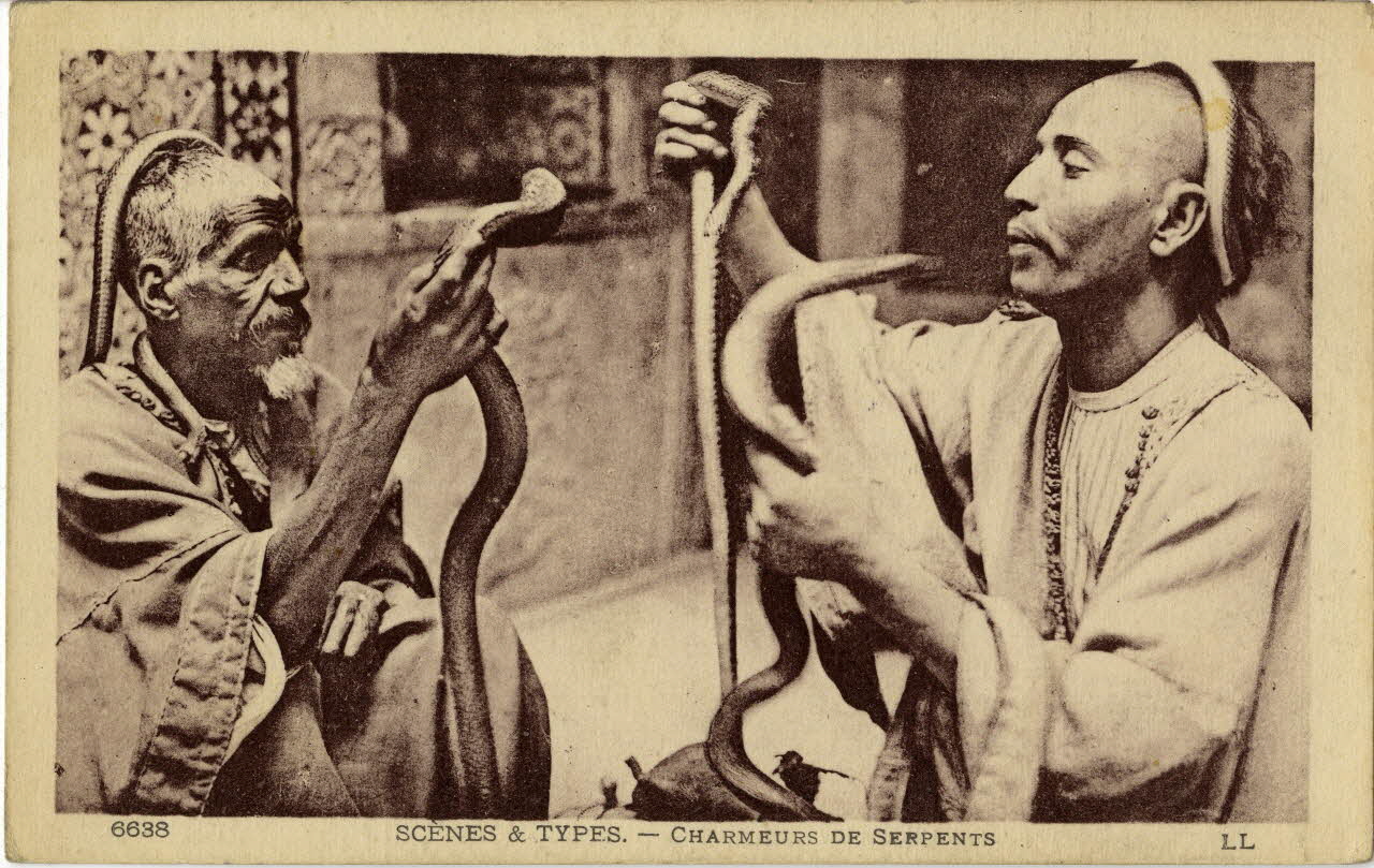 6638. Scènes et Types. Charmeurs de serpents. Sou.10.109.1 Photo