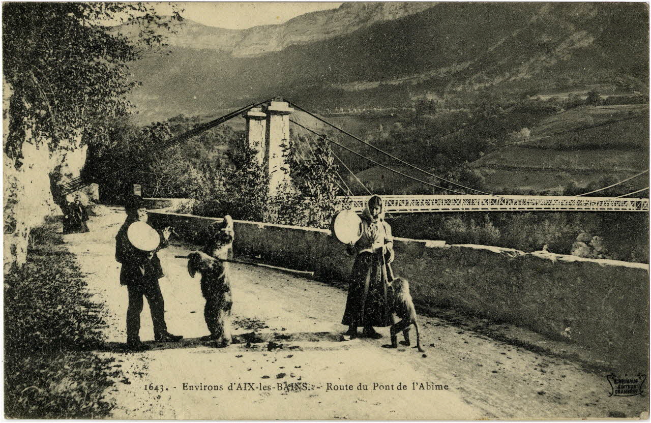 1643. Environs d'Aix-les-Bains. Route du Pont de l'Abîme Sou.10.98.2 Photo