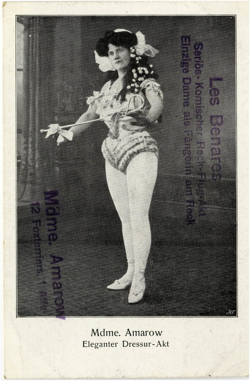 Mme. Amarow, Eleganter Dressur-Akt Sou.12.27.2 Photo