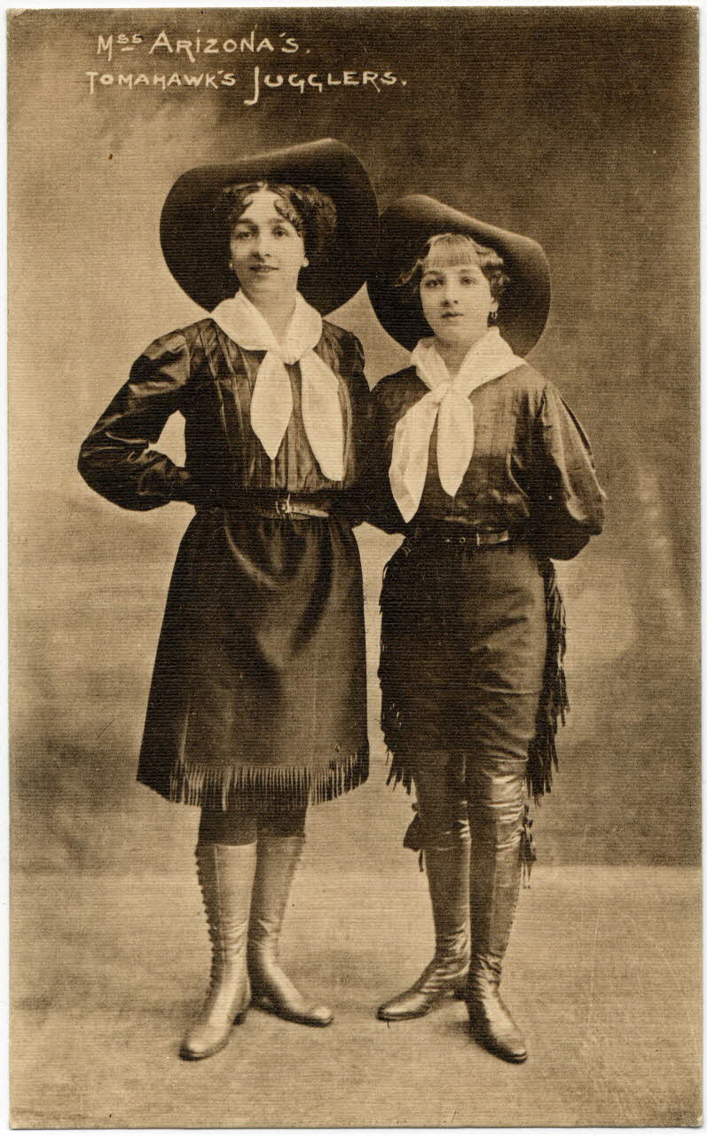 Mss Arizona's Tomahawk's jugglers. Sou.16.124.1 Photo