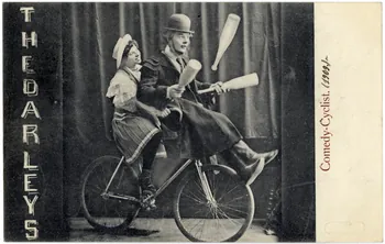 Ziegner The Darleys, comedy-cyclist Dresde (Allemagne) 1909 Sou.16.41.1 Photo
