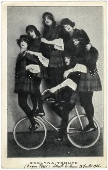 Anonyme Evelyna troupe (Cirque Périé, Sotteville-les-Rouen) 1922/7/18 Sou.16.45.1 Photo