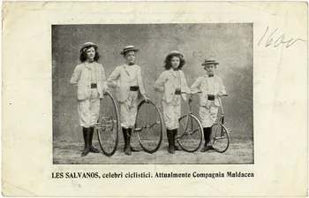 Les Salvanos, celebri ciclistici. Atualmente Compania Maldacea. Sou.16.70.1 Photo