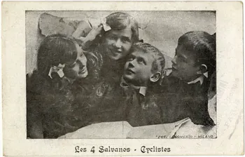 Les 4 Salvanos. Cyclistes. Sou.16.70.2 Photo