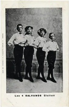 Les 4 Salvanos ciclisti. Sou.16.71.1 Photo