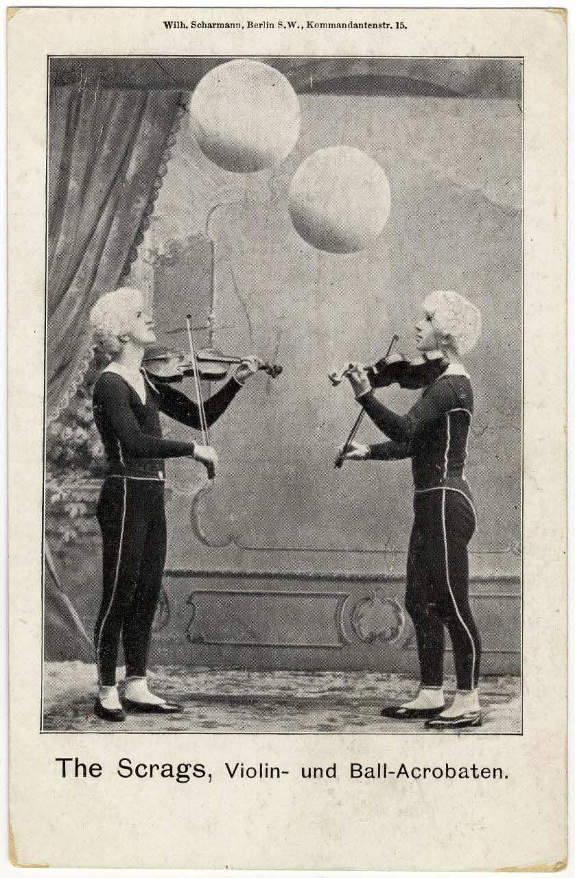The Scrags, violin und Ball-Acrobaten Sou.18.52.1 Photo