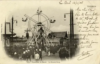 1473. Exposition de Hanoi. La grande roue. Tonkin. Sou.2.103.1 Photo