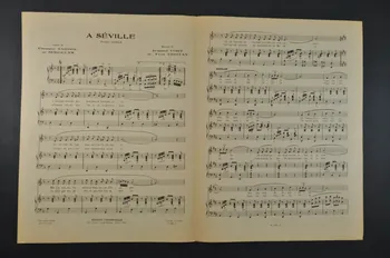 chanson partition de musique 1969.88.1438 Photo Mucem