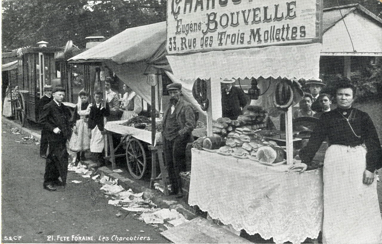 21. Fête foraine. Les charcutiers. Sou.2.127.2 Photo