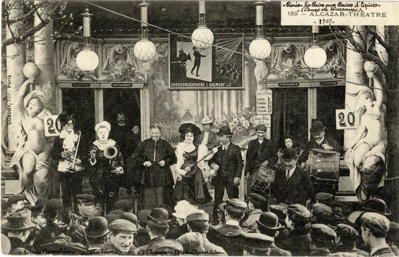 Gondry 153. Alcazar Théâtre. 190? Paris. La Foire aux Pains d'Epices (cours de Vincennes). Paris, Paris (75) 1895-1905 Sou.2.18.1 Photo