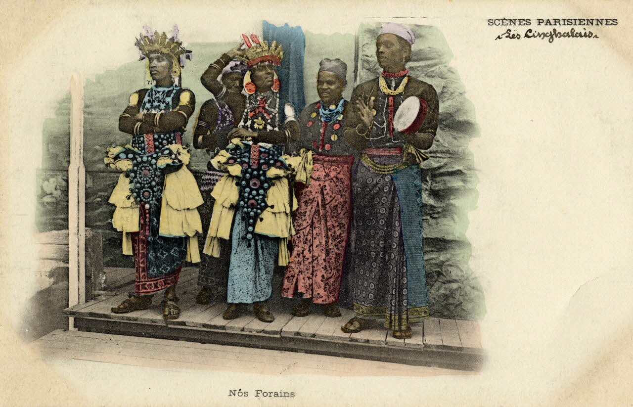 Scènes parisiennes. Les Cinghalais. Nos forains. Sou.2.36.2 Photo