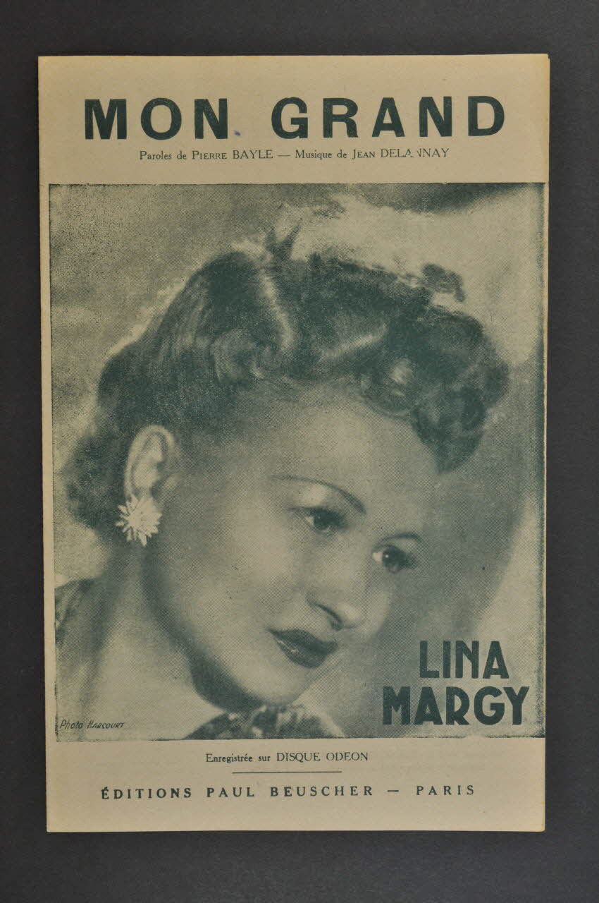 partition de musique petit format 1969.88.144 Photo Mucem