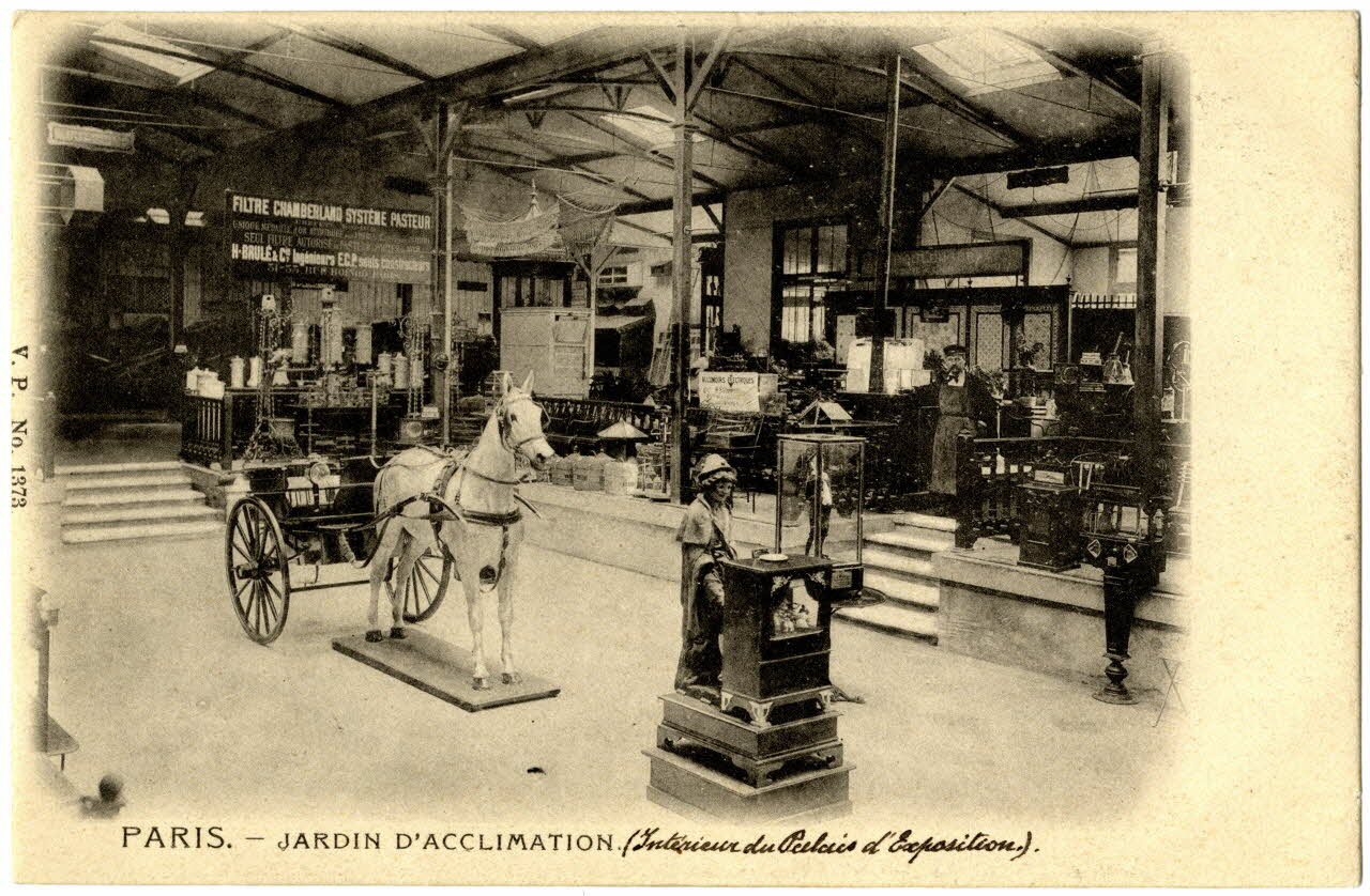 Paris, jardin d'Acclimatation (intérieur du palais de l'exposition). Sou.20.132.2 Photo