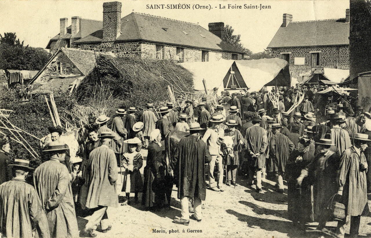 Saint Siméon. (Orne). La foire saint Jean. Sou.3.100.2 Photo