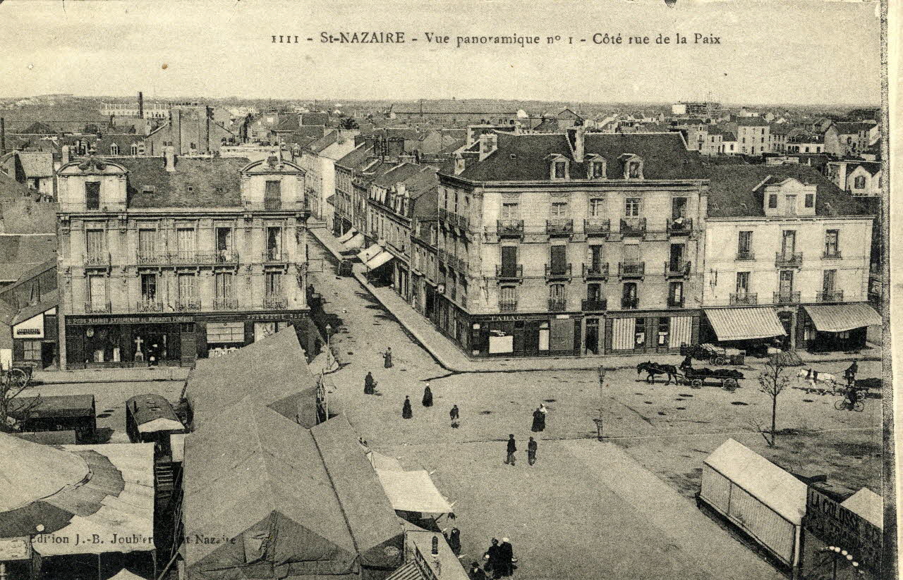 1111. Saint-Nazaire. Vue panoramique n°1. Côté rue de la Paix Sou.3.104.2 Photo