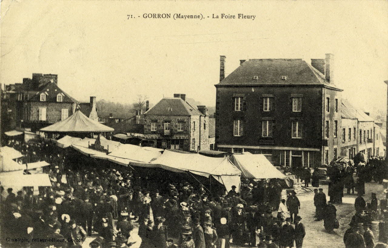 71. Gorron. Mayenne. La foire Fleury. Sou.3.109.2 Photo
