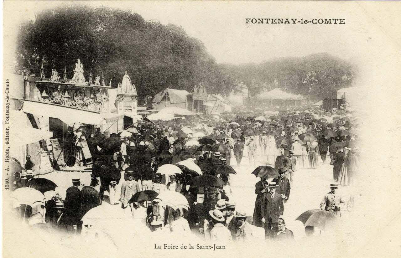 carte postale Fontenay-le-Comte. La foire de la saint Jean Sou.3.119.2 Photo