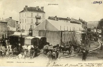 Boucheron et Vassely Auvergne. 1903. Issoire, place de la caserne. Puy-de-Dôme, Issoire  (63) 1903 Sou.3.120.2 Photo