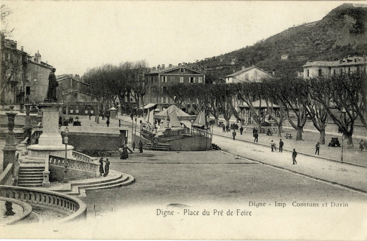 Digne. Place du pré de foire. Sou.3.137.1 Photo