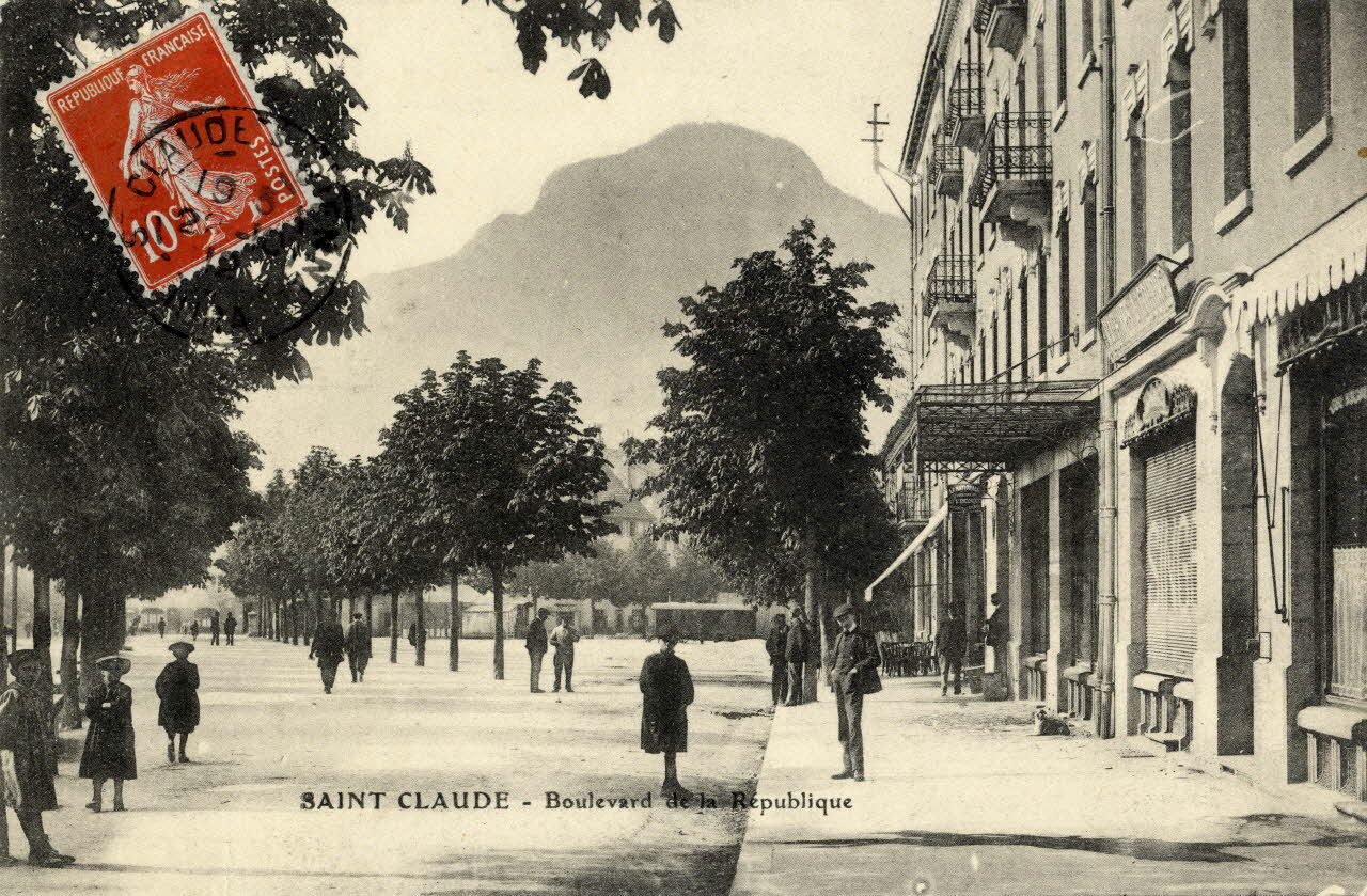Saint-Claude. Boulevard de la République Sou.3.143.1 Photo