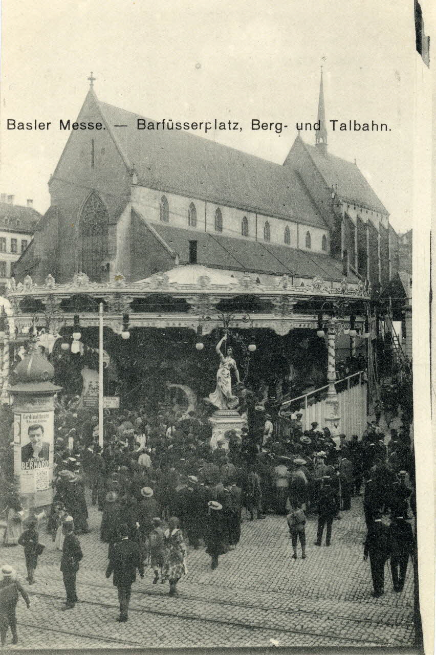 Basler messe. Barfüsserplatz, Berg-und Talbahn Sou.3.156.1 Photo