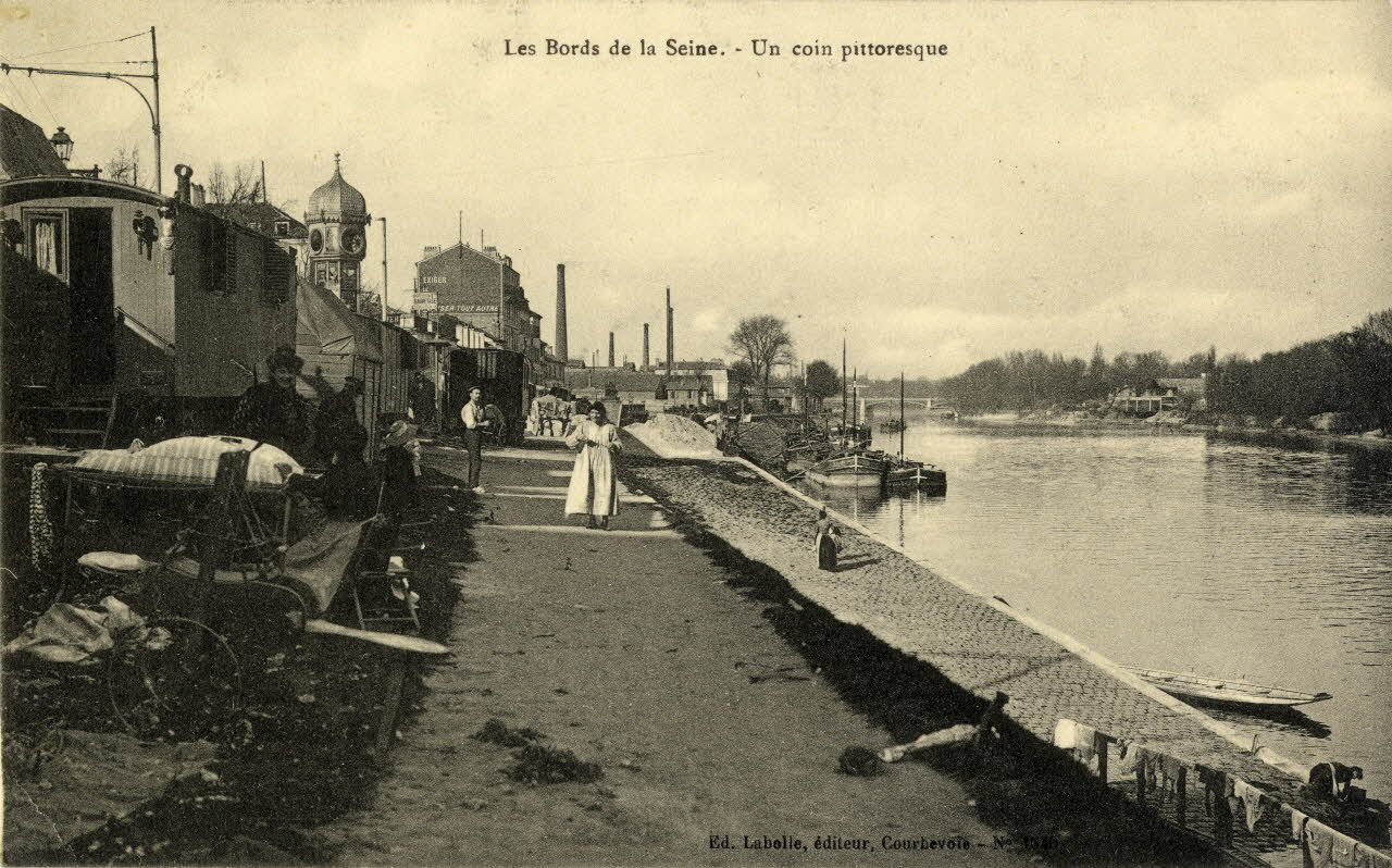 Les bords de Seine. Un coin pittoresque. Sou.3.159.2 Photo