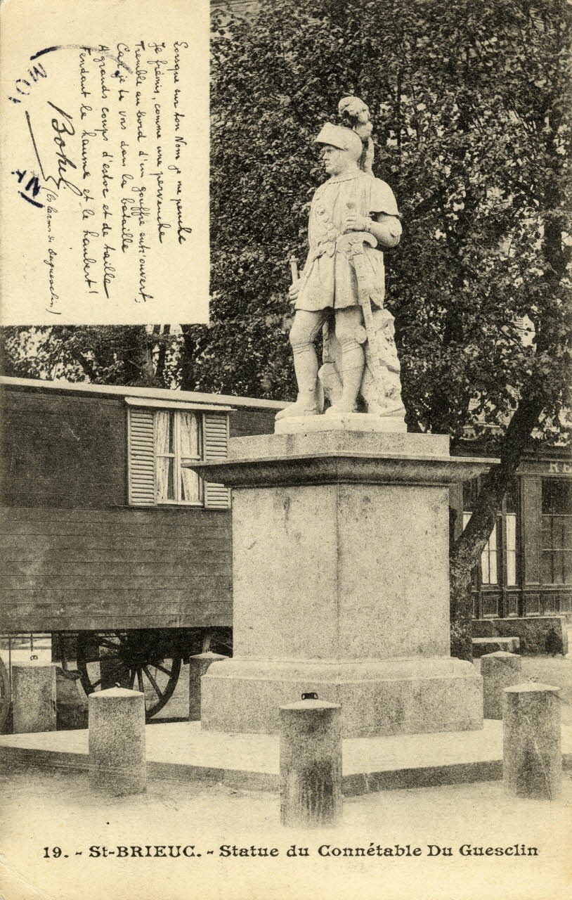19. Saint-Brieuc. Statue du Connétable Du Guesclin Sou.3.162.2 Photo