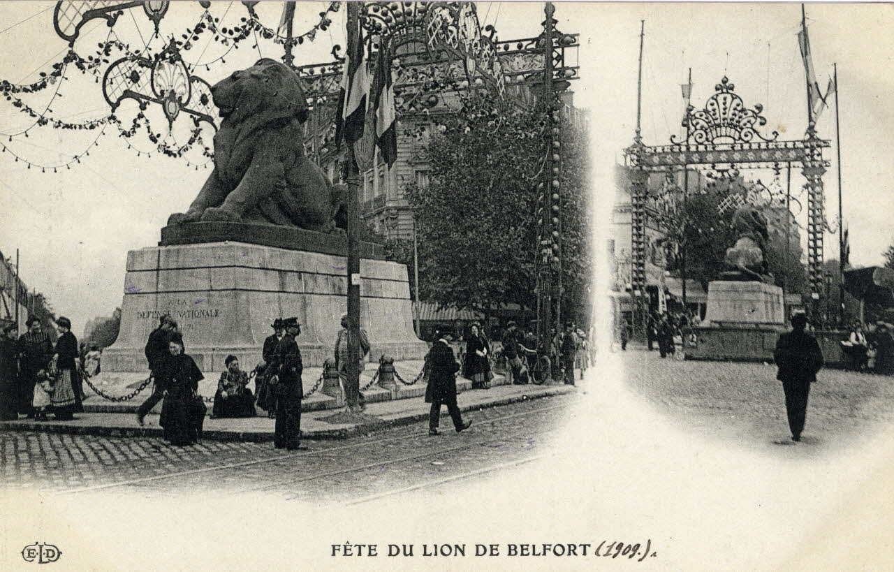 Ernest-Louis-Désiré Le Deley Fête du Lion de Belfort (1909) Paris, Paris (75) 1909 Sou.3.31.1 Photo