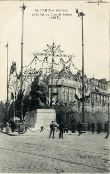 L.J. 88. Paris. Souvenir de la fête du lion de Belfort (190?). Cochons J. Pieau Paris, Paris (75) 1895-1905 Sou.3.34.1 Photo