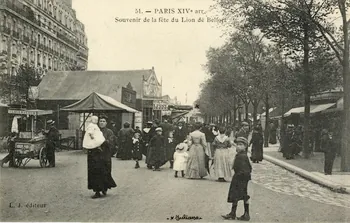 "51. Paris XIVè arr. Souvenir de la fête du Lion de Belfort ; Juliano" Sou.3.38.1 Photo