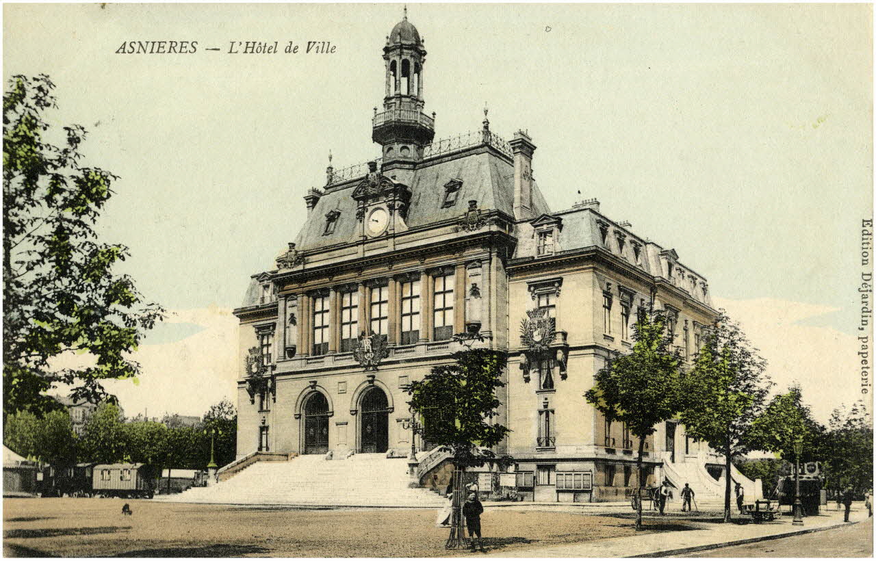 Asnières. L'Hôtel de Ville Sou.3.58.1 Photo