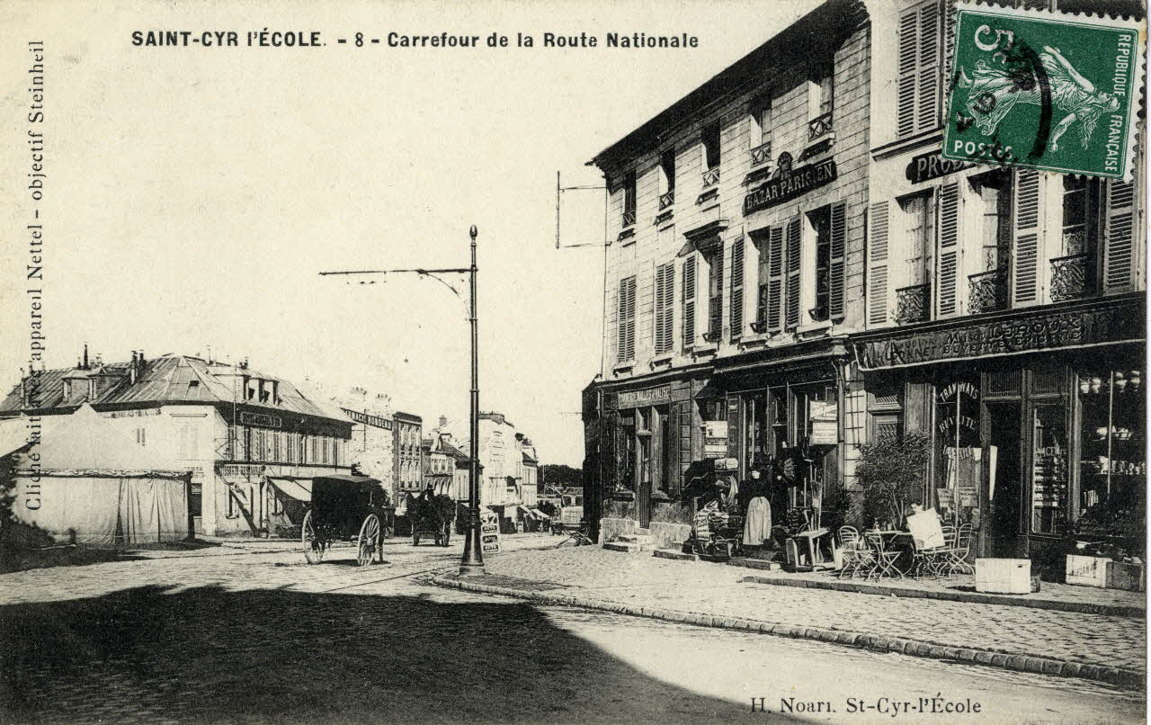 Saint-Cyr-l'Ecole. 8. Carrefour de la route nationale Sou.3.81.1 Photo