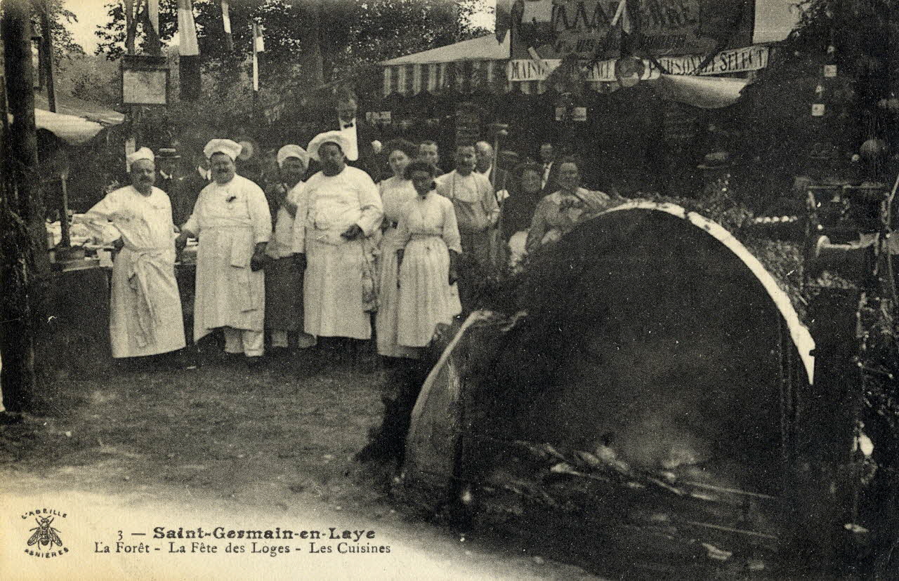 3. Saint-Germain-en-Laye. La forêt. La fête des Loges. Les cuisines Sou.3.92.2 Photo