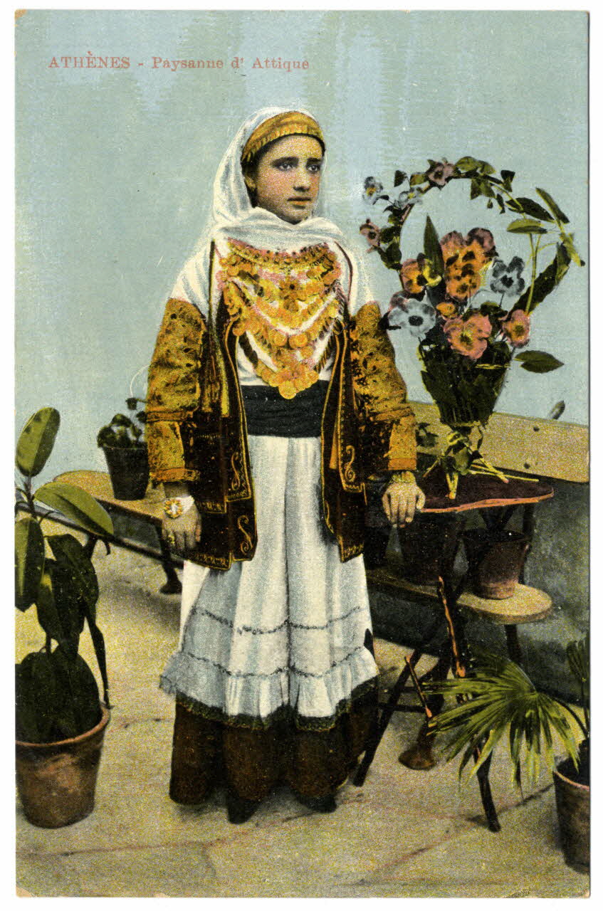 Athènes. Paysanne d'Attique Sou.30.21.2 Photo