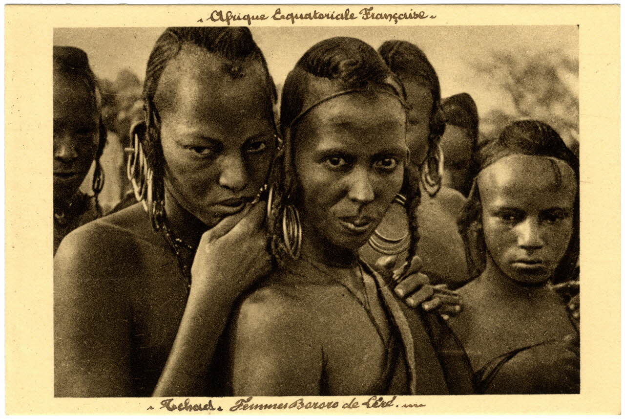 Afrique équatoriale française. Tchad. Femmes baroro de Léré Sou.31.1.2 Photo
