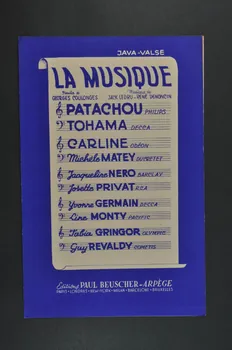 partition de musique petit format 1969.88.147 Photo Mucem