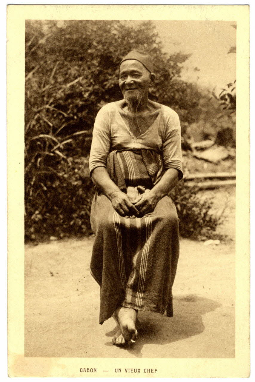 Gabon. Un vieux chef Sou.31.13.3 Photo