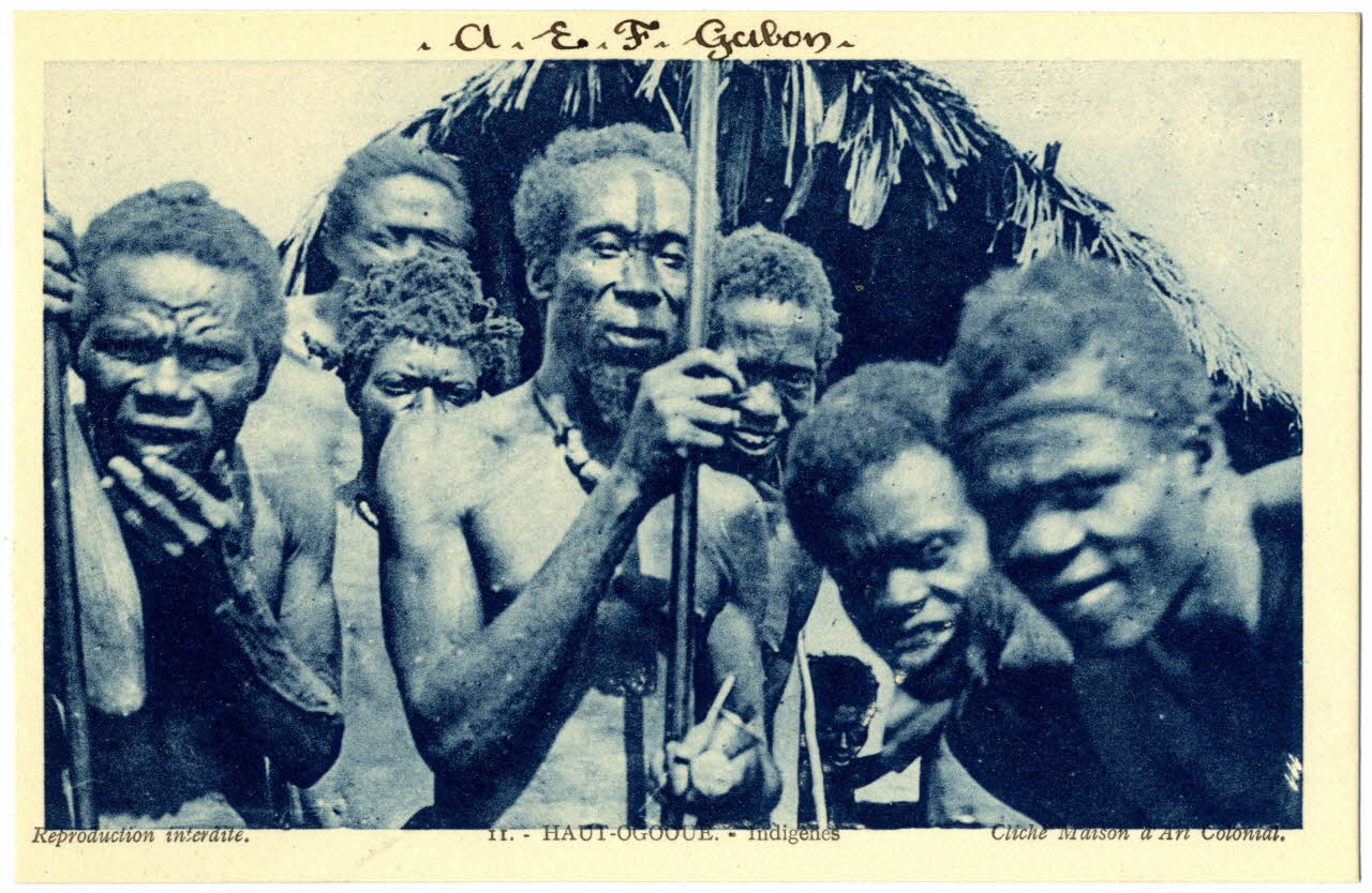 A.E.F. Gabon. Haut-Ogooue. Indigènes Sou.31.15.1 Photo