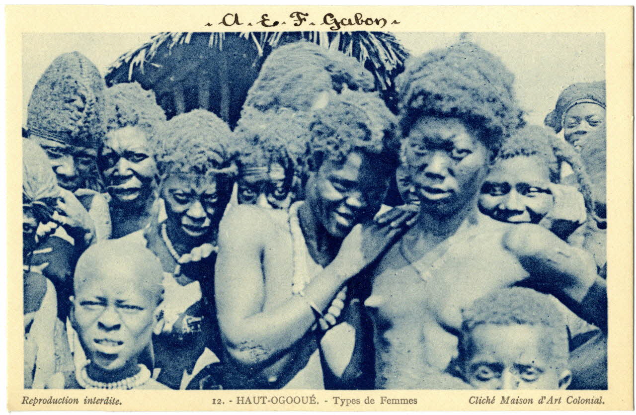 A.E.F. Gabon. Haut-Ogooue. Types de femmes Sou.31.15.2 Photo