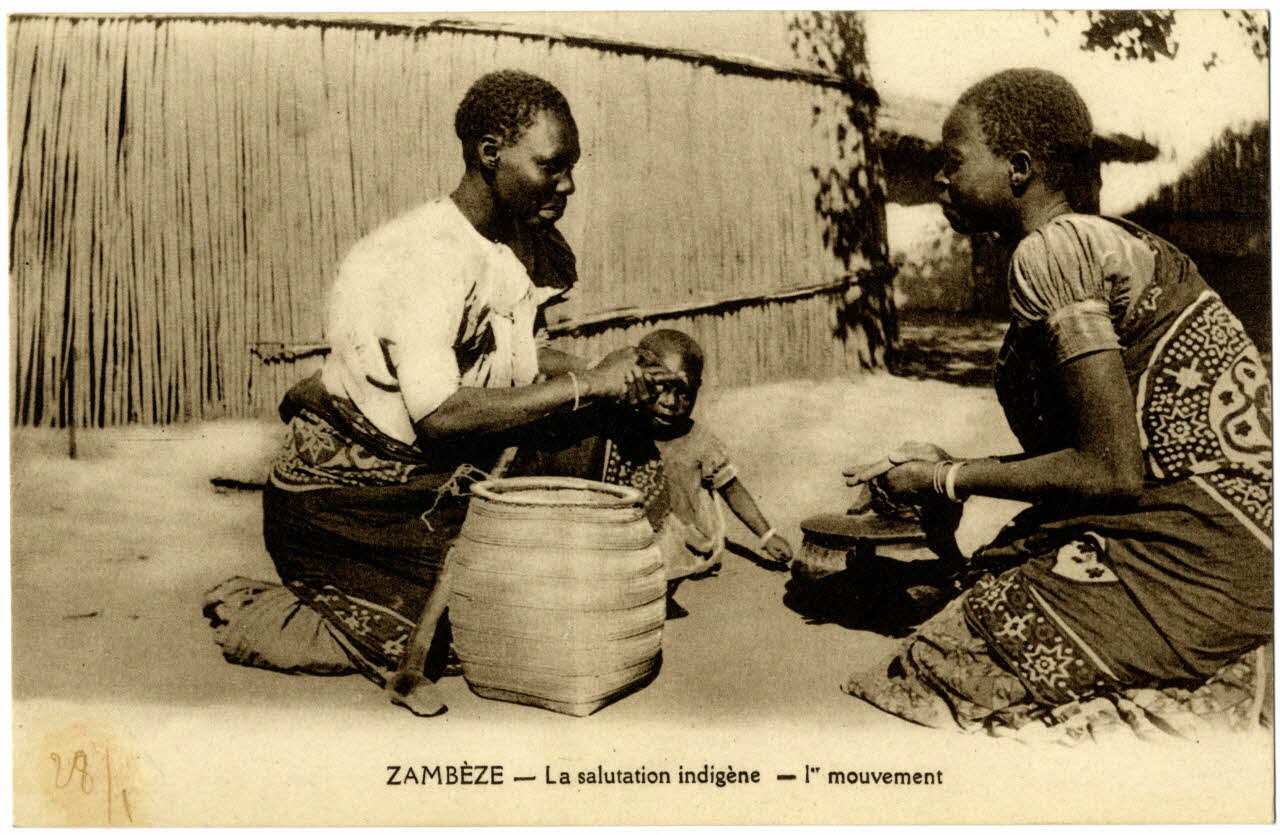 Zambèze. La salutation indigène 1er mouvement Sou.31.21.2 Photo