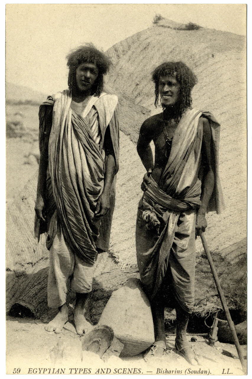 Egyptian types and scenes. Bisharins (Soudan) Sou.31.26.1 Photo