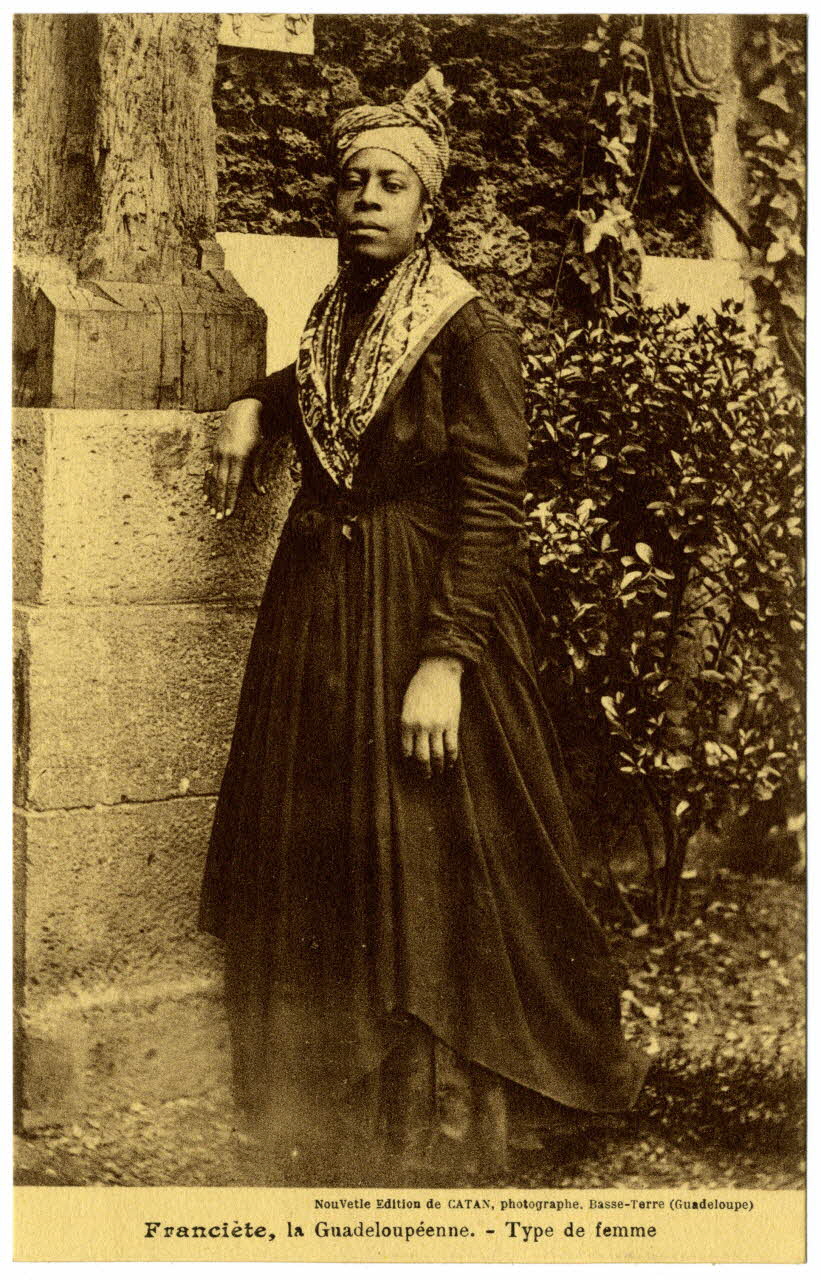 Franciète, la Guadeloupéenne. Type de femme Sou.31.73.2 Photo