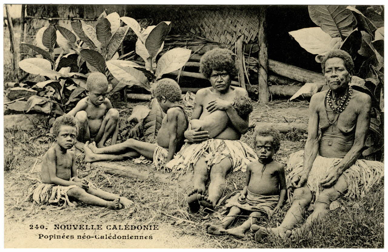 Nouvelle-Calédonie. Popinées néo-calédoniennes Sou.31.78.2 Photo