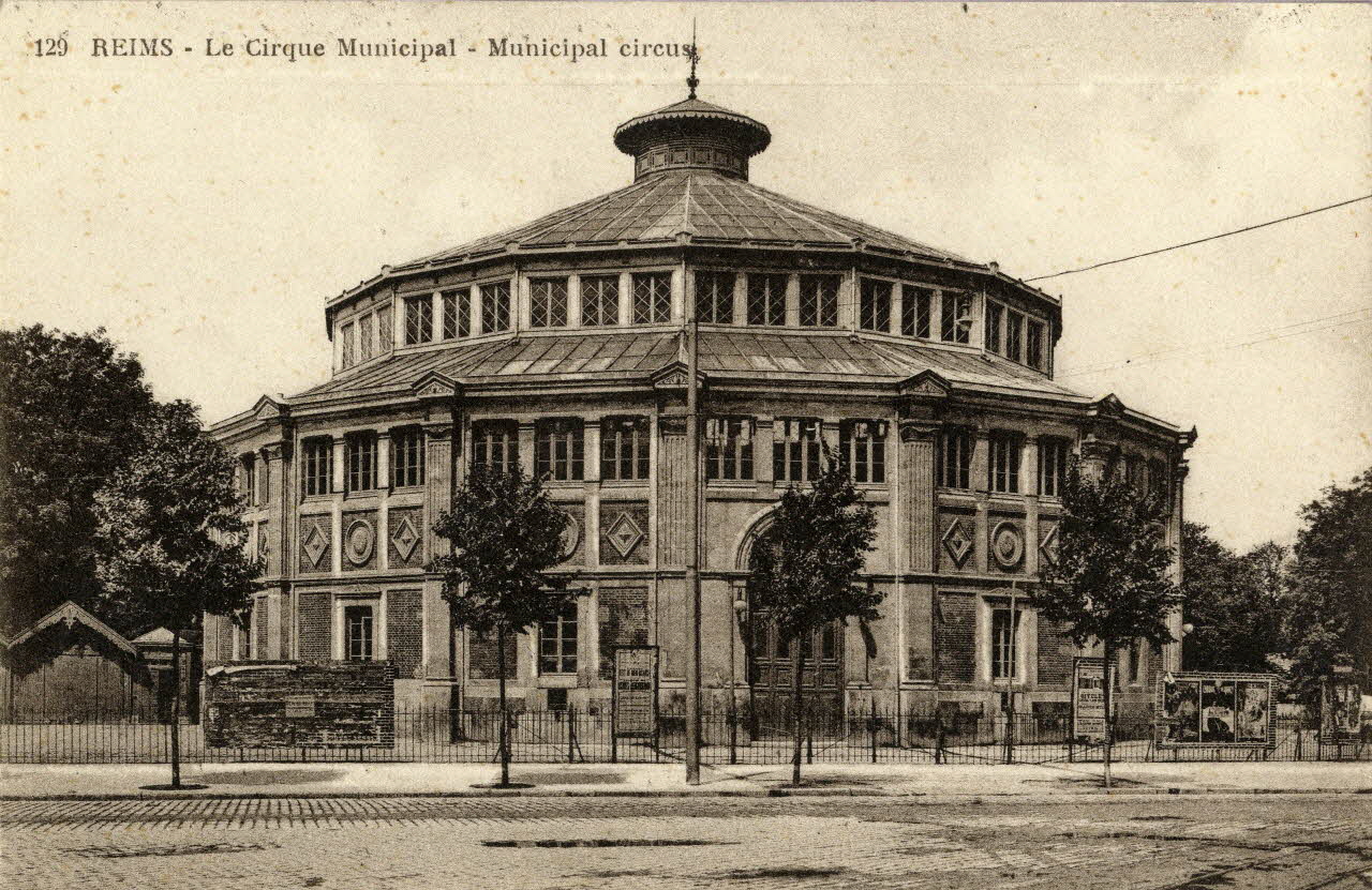 129. Reims. Le cirque municipal. Municipal Circus. Sou.5.16.2 Photo